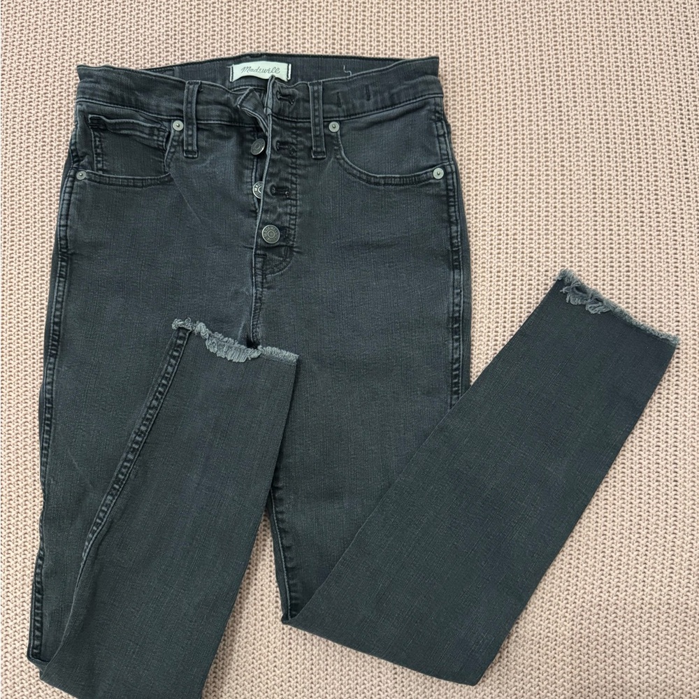 Madewell Women's High Rise Skinny Jeans in Black